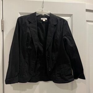 Women's Coldwater Creek Black Blazer/Jacket Size 8